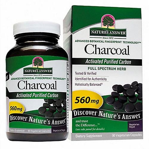 Geactiveerde Houtskool - capsules 90st Green Vitality Kaardeshop Nature's Answer
